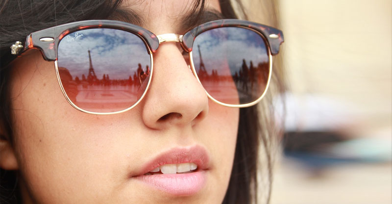 Clubmaster solbriller til kvinder og mænd