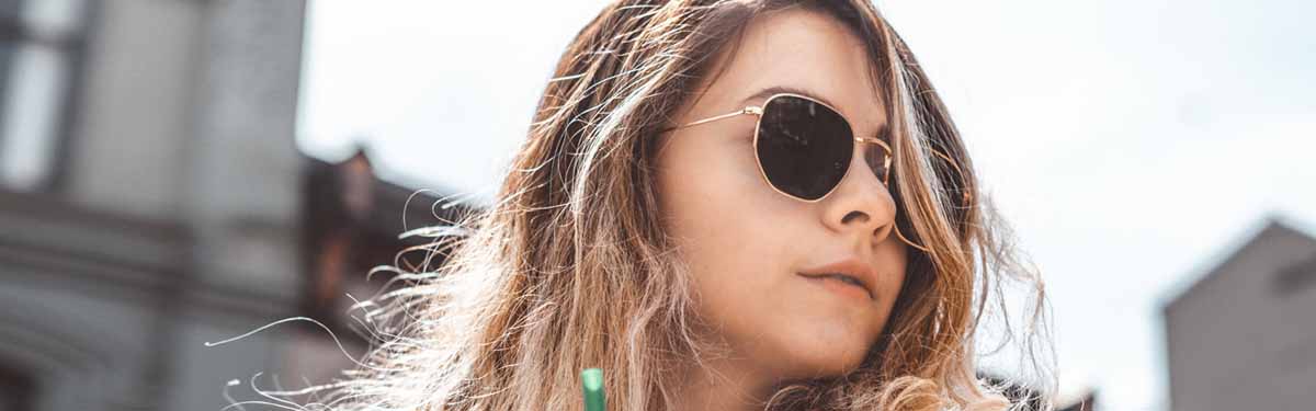 Moderne polaroid solbriller til kvinder