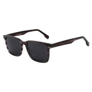 Unisex solbriller i Wayfarer stil med polaroide linser.