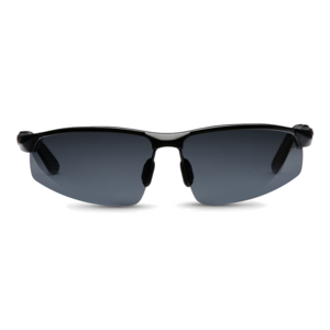 Sort sportssolbrille til herrer.