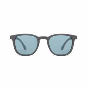 Blå linse. solbrille til damer og herrer.