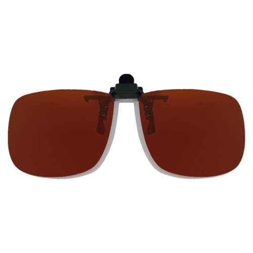 Polaroid clip-on solbriller i brun