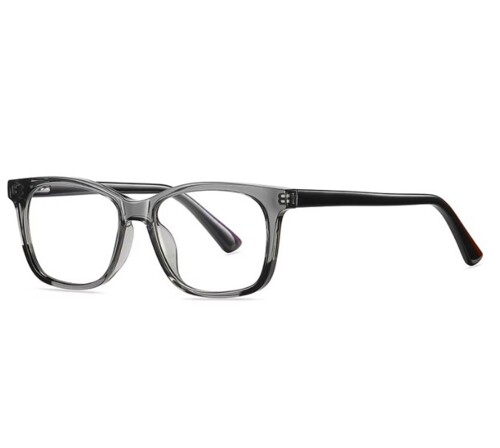 Børne bluelight brille i gennemsigtig grå. Passer til alle skærme.