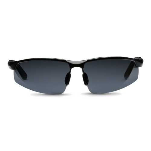 Sort sportssolbrille til herrer.