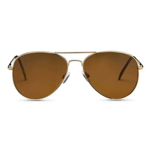 Polaroid aviator solbrille i klassisk design.