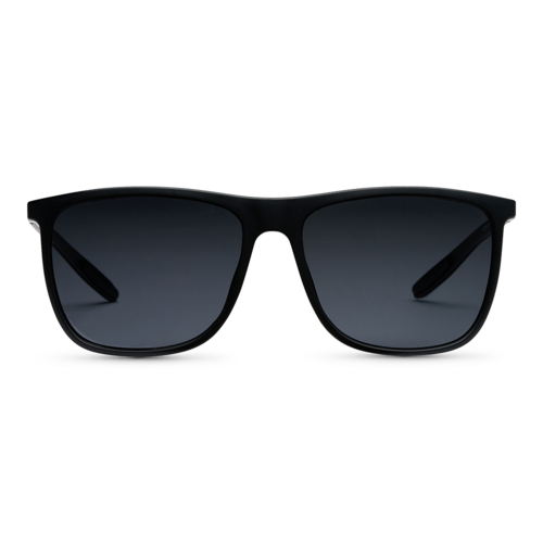 Herre solbrille i sporty design med polaroide linser.