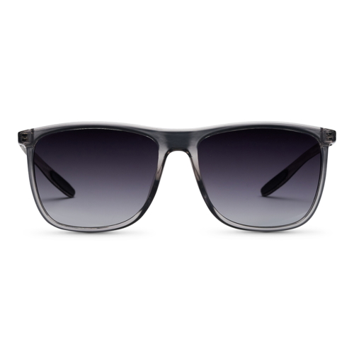 Herre solbrille i sporty design med polaroide linser.