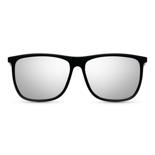 Herre solbrille i sporty design med polaroide linser.