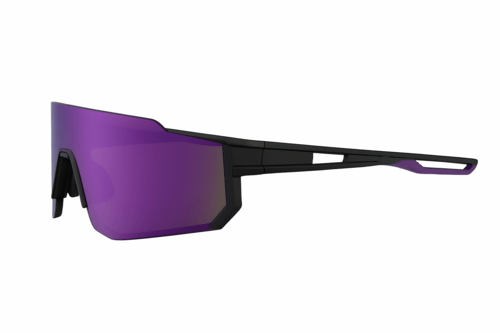 Polaroid solbrille med lilla linser