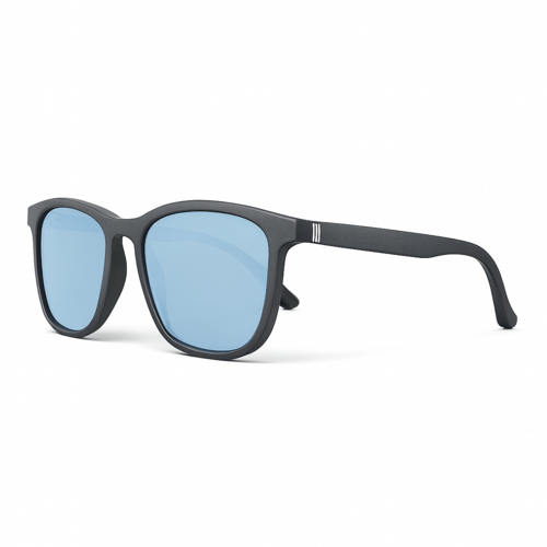 Unisex solbrille med polaroid linse.