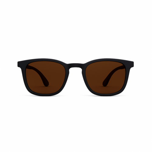 mørkebruner linser. solbrille til damer og herrer.