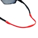 Brillesnor til sport i silicone i rød