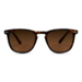 Skildpaddebrun retro solbrille med styrke til herrer og damer.