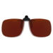 Polaroid clip-on solbriller i brun
