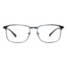 Bluyelight briller i blåt metal.