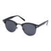 Unisex clubmaster solbrille med polaroid linse.