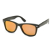 Solbrille til damer og herrer med orange spejloverflade.