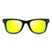 Wayfarer-stil solbrille med polaroide linser.